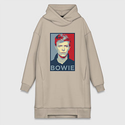 Женская толстовка-платье Bowie Poster