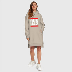 Женское худи-платье Run UAZ, цвет: миндальный — фото 2