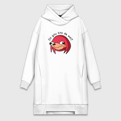 Женская толстовка-платье Do You Kno da wei?