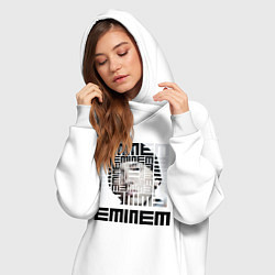 Женское худи-платье Eminem labyrinth, цвет: белый — фото 2