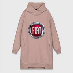 Женская толстовка-платье FIAT logo