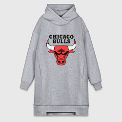 Женская толстовка-платье Chicago Bulls