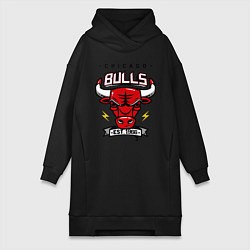 Женская толстовка-платье Chicago Bulls est. 1966