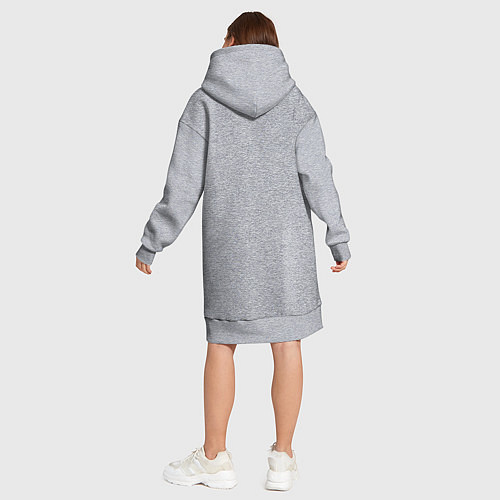 Женская толстовка-платье Ювентус / Меланж – фото 5