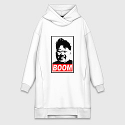 Женское худи-платье BOOM: Kim Chen Eun, цвет: белый