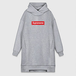 Женское худи-платье Suprememe, цвет: меланж