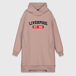 Женская толстовка-платье FC Liverpool Est. 1892