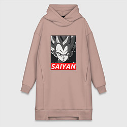 Женская толстовка-платье SAIYAN OBEY