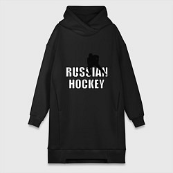 Женская толстовка-платье Russian hockey