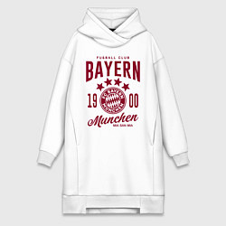 Женское худи-платье Bayern Munchen 1900, цвет: белый