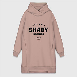 Женская толстовка-платье Shady records