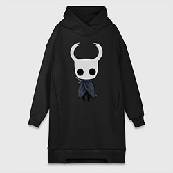 Женское худи-платье Hollow Knight, цвет: черный
