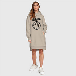 Женское худи-платье BLINK-182, цвет: миндальный — фото 2