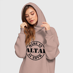 Женское худи-платье Made in Altai, цвет: пыльно-розовый — фото 2
