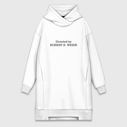 Женское худи-платье Directed by Robert Weide, цвет: белый