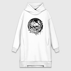 Женская толстовка-платье Memento mori
