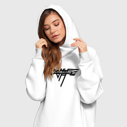Женское худи-платье Van Halen, цвет: белый — фото 2