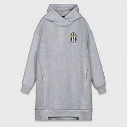 Женское худи-платье JUVENTUS, цвет: меланж