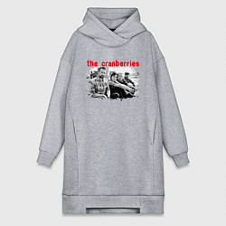 Женское худи-платье The Cranberries, цвет: меланж