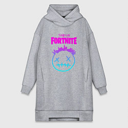 Женское худи-платье TRAVIS SCOTT X FORTNITE, цвет: меланж