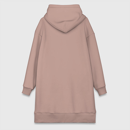 Женская толстовка-платье Тоторо / Пыльно-розовый – фото 2