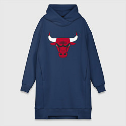 Женская толстовка-платье Chicago Bulls