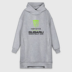 Женское худи-платье MONSTER ENERGY Z, цвет: меланж