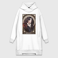 Женская толстовка-платье The Witcher, Yennefer