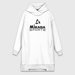 Женское худи-платье MIKASA SPORTS, цвет: белый