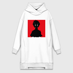 Женское худи-платье Mob psycho 100 Z, цвет: белый