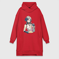 Женская толстовка-платье Щедрый Сяо с тофу