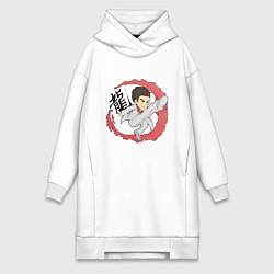 Женская толстовка-платье Удар Казумо