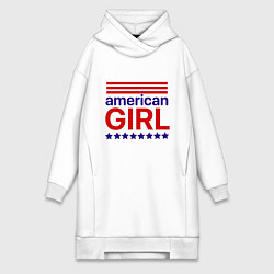 Женская толстовка-платье American girl