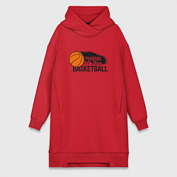 Женское худи-платье Basketball Phoenix, цвет: красный