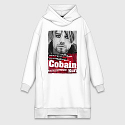 Женская толстовка-платье Kurt Cobain