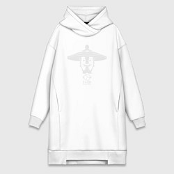Женское худи-платье Storm Spirit из Доты 2, цвет: белый