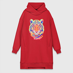 Женская толстовка-платье Color Tiger