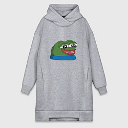 Женское худи-платье Pepe happy Пепе хеппи, цвет: меланж