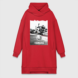 Женская толстовка-платье YAMAHA на вираже