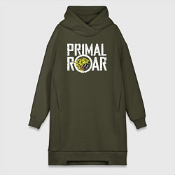 Женская толстовка-платье PRIMAL ROAR logo