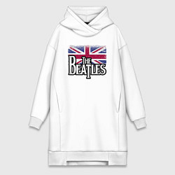 Женская толстовка-платье The Beatles Great Britain Битлз