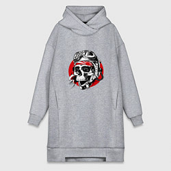 Женское худи-платье Pilot kamikadze, цвет: меланж