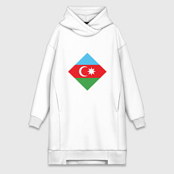Женская толстовка-платье Flag Azerbaijan