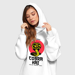 Женское худи-платье Cobra Kai: California, цвет: белый — фото 2