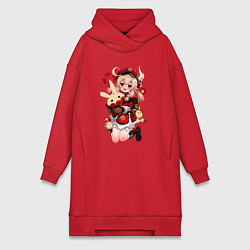 Женская толстовка-платье КЛИ милейшее создание Геншин