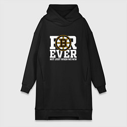 Женская толстовка-платье FOREVER NOT JUST WHEN WE WIN, Boston Bruins, Босто