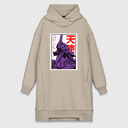 Женская толстовка-платье Евангелион ltd 0001