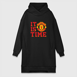 Женская толстовка-платье It is Manchester United Time Манчестер Юнайтед