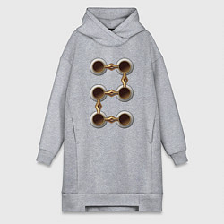 Женское худи-платье Path of Exile - Tabula Rasa, цвет: меланж