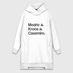 Женская толстовка-платье Modric, Kroos, Casemiro